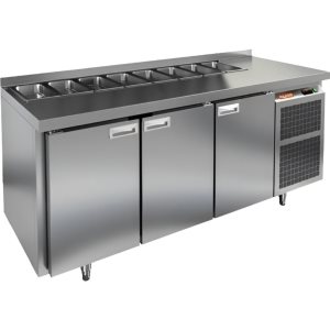 Стол холодильный для салатов HiCold SL1-111GN (1/3) без крышки