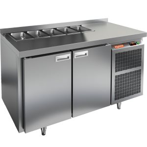 Стол холодильный для салатов HiCold SL1-11SN (1/3) без крышки
