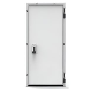 Дверь холодильная распашная одностворчатая НТ-РДО-1000*1900/80 (с металлической рамой)