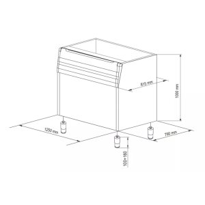 Бункер для льда Brema Bin 350 (для Muster 350-600) - Изображение 2