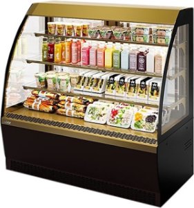 Витрина кондитерская Chilz VETE OFT 90 шоколад, золотой глянец