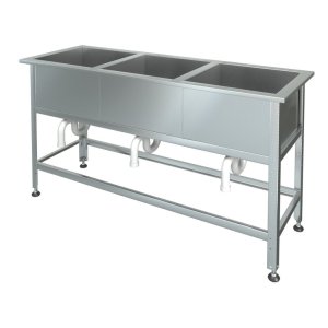 Ванна моечная МХМ М-3-0,3-0,53/1,49 (AISI 430, t=1)