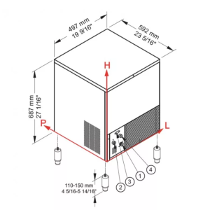 Льдогенератор Brema CB 416A HC (кубики) - Изображение 4