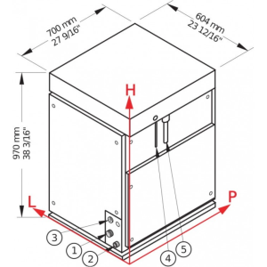 Льдогенератор Brema M1500 Split (чешуя) - Изображение 3