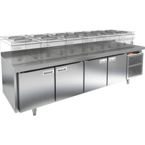 Стол охлаждаемый HiCold GN 1111/TN LT под тепловое оборудование