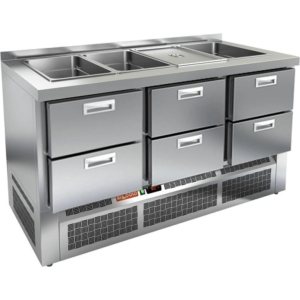 Стол холодильный для салатов HiCold SLE3-222GN без крышки