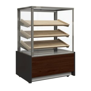 Витрина кондитерская Carboma KC70 N 1,3-2 Light Паттерн (0105 Венге) хлебная, без стекла