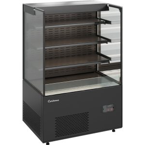 Витрина кондитерская Carboma KC71-110 VV 1,2-2 (9005) открытая