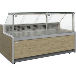 Витрина холодильная Carboma GC111 SM 3,75-1 (1010 Мариель) (газлифт, без боковин)