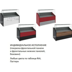 Витрина нейтральная Carboma GC75 N 1,8-1 фронт нестандартный цвет - Изображение 8