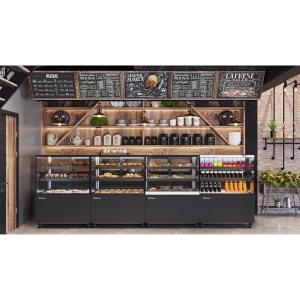 Витрина нейтральная Carboma КС71-110 N 1,2-1 (9005) - Изображение 6