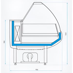 Витрина морозильная CRYSPI Octava M 1500 - Изображение 3